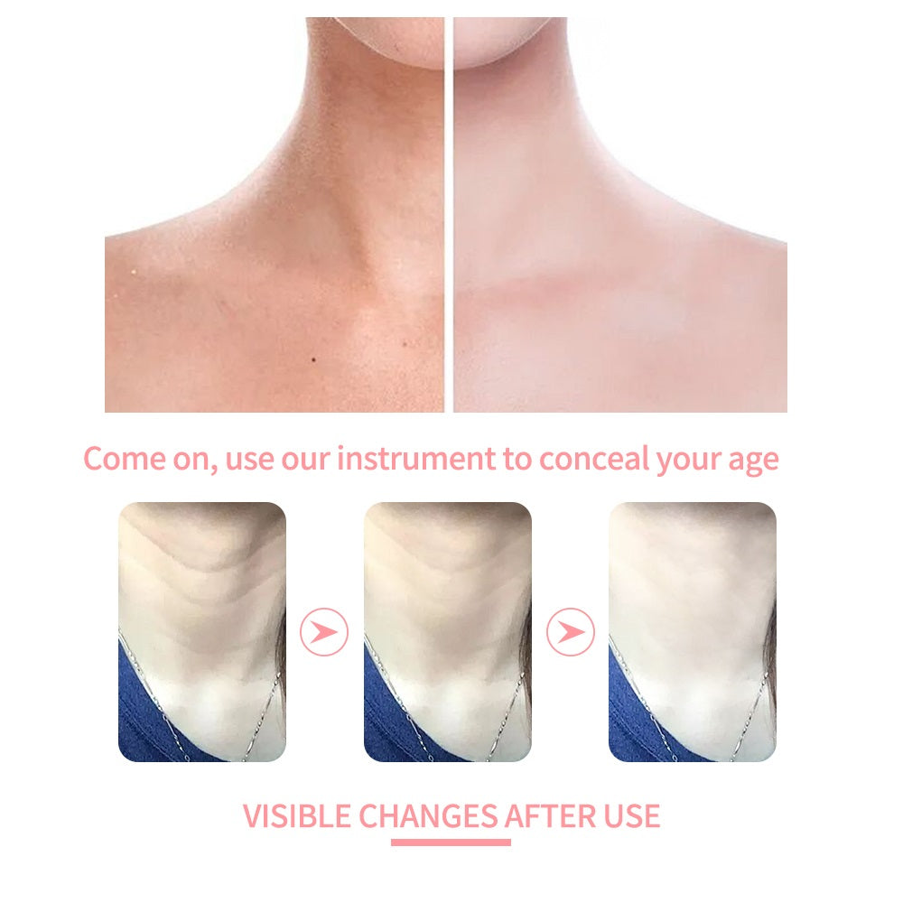 3‑in‑1 Neck & Face Beauty Massager – Soin anti‑âge ciblé cou & ovale du visage